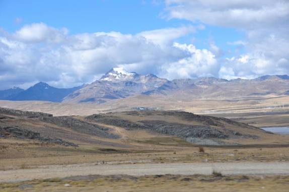 As primeiras neves da Cordillera Blanca, chegando em Huaraz, no Peru